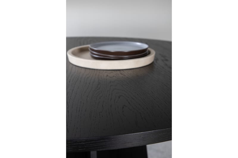 Bootcut Spisebord 110 cm Rundt - Sort - Møbler - Bord - Spisebord & kjøkkenbord