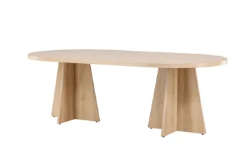 Bootcut Spisebord 230x115 cm - Whitewash - Møbler - Bord - Spisebord & kjøkkenbord