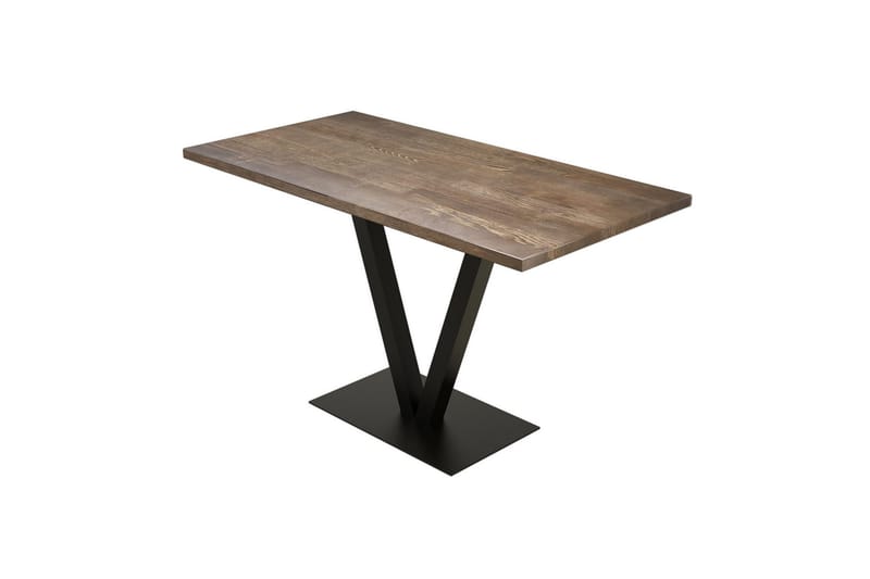 Bordentown Spisebord 125 cm - Valnøtt/Svart - Møbler - Bord - Spisebord & kjøkkenbord
