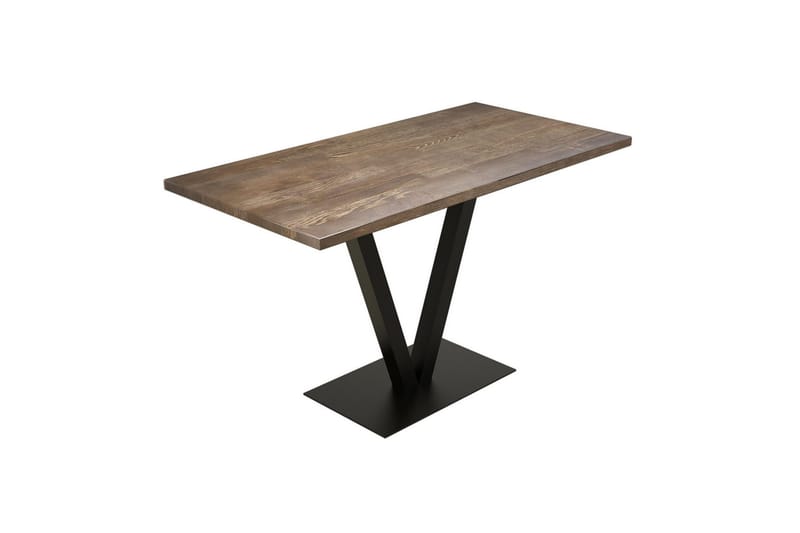 Bordentown Spisebord 125 cm - Valnøtt/Svart - Møbler - Bord - Spisebord & kjøkkenbord