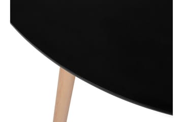 Bovio Rundt Spisebord 120 cm i Tre - Svart - Møbler - Bord - Spisebord & kjøkkenbord