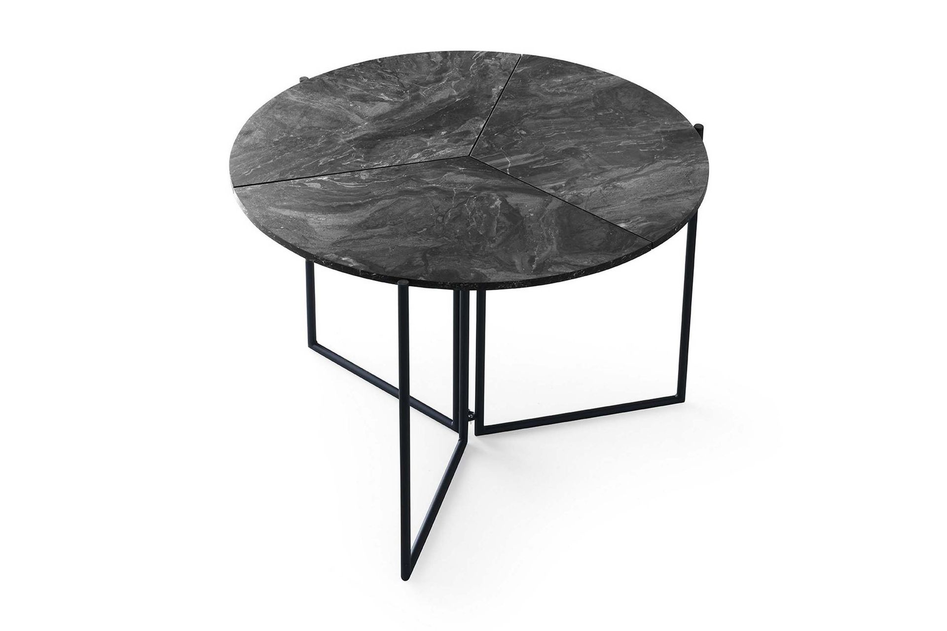Buluca Spisebord 100 cm - Antrasitt
