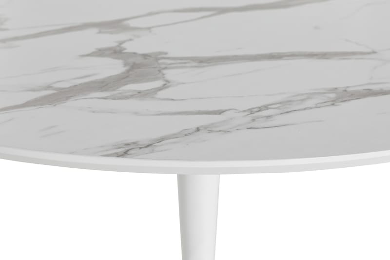 Caitly Spisebord 100 cm Rundt - Grå - Spisebord & kjøkkenbord