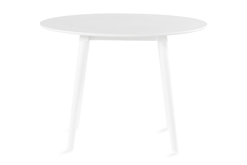Carcea Spisebord 106 cm Rundt - Hvit - Spisebord & kjøkkenbord