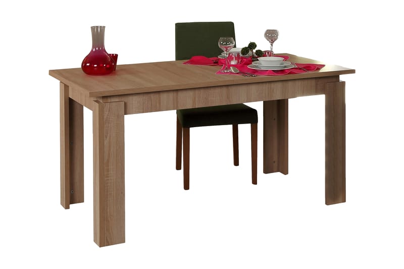 Comfortale Spisebord Forlengningsbart - Brun - Møbler - Bord - Spisebord & kjøkkenbord