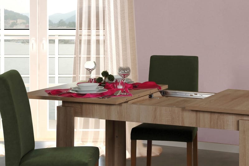 Comfortale Spisebord Forlengningsbart - Brun - Spisebord & kjøkkenbord