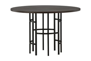 Copenhagen Spisebord 115 cm Rundt - Brun - Møbler - Bord - Spisebord & kjøkkenbord