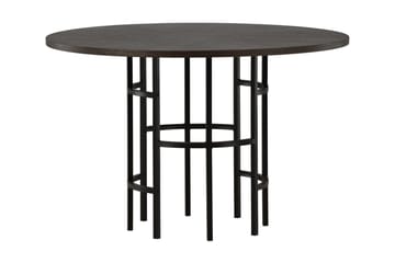 Copenhagen Spisebord 115 cm Rundt - Brun - Møbler - Bord - Spisebord & kjøkkenbord