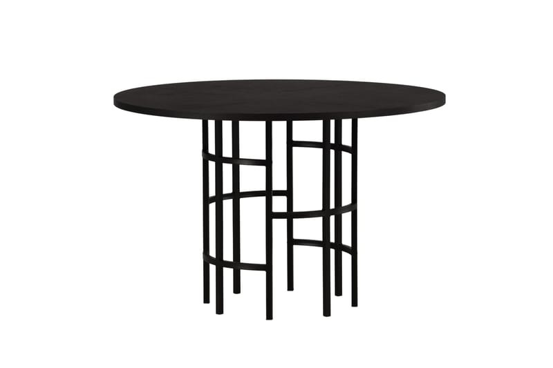 Copenhagen Spisebord 115 cm Rundt - Sort - Møbler - Bord - Spisebord & kjøkkenbord