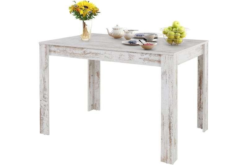 Corot Rektangulært Spisebord 120 cm i Tre - Hvit - Møbler - Bord - Spisebord & kjøkkenbord