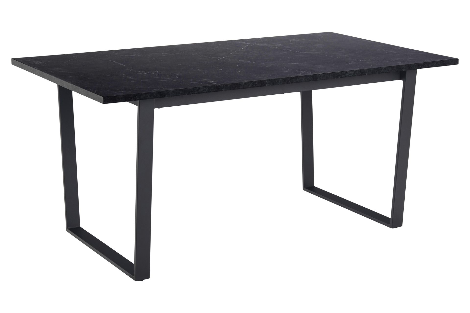 Crownthorpe Spisebord 160 cm - Svart/Matt Svart - Møbler - Bord - Spisebord & kjøkkenbord