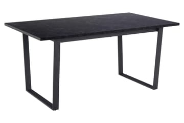 Crownthorpe Spisebord 160 cm - Svart/Matt Svart - Møbler - Bord - Spisebord & kjøkkenbord