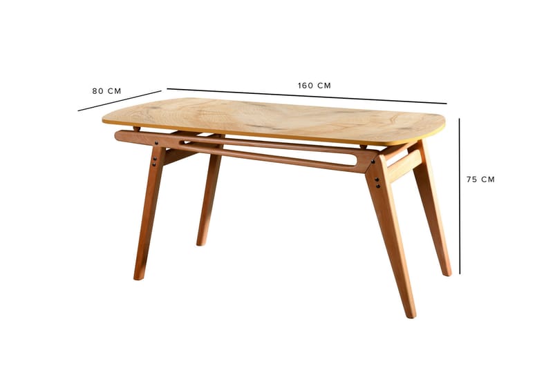 Crystali Spisebord - Natur - Spisebord & kjøkkenbord