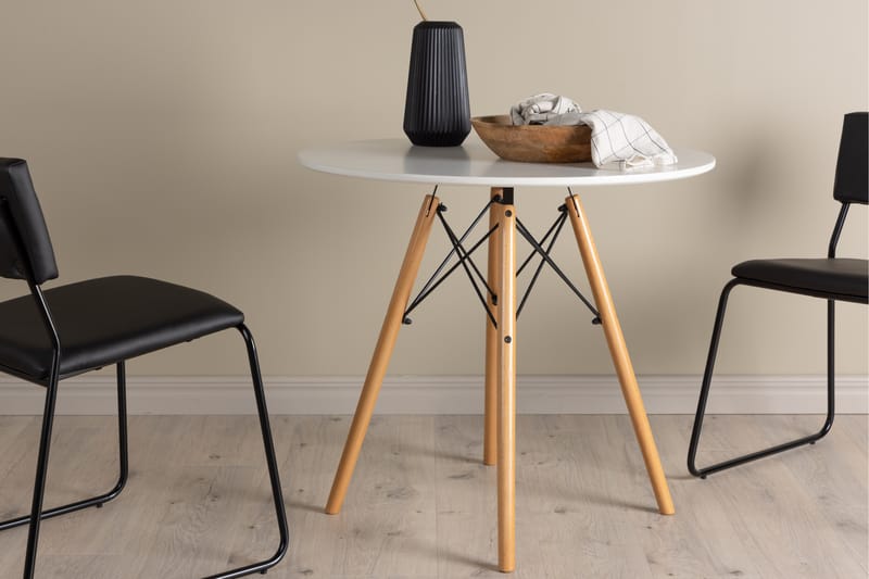 Danburi Spisebord 60 cm Hvit - Venture Home - Spisebord & kjøkkenbord