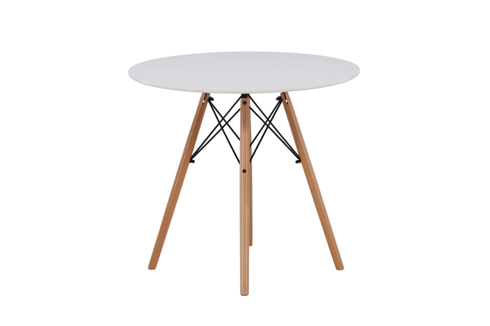 Danburi Spisebord 60 cm - Hvit - Møbler - Bord - Spisebord & kjøkkenbord