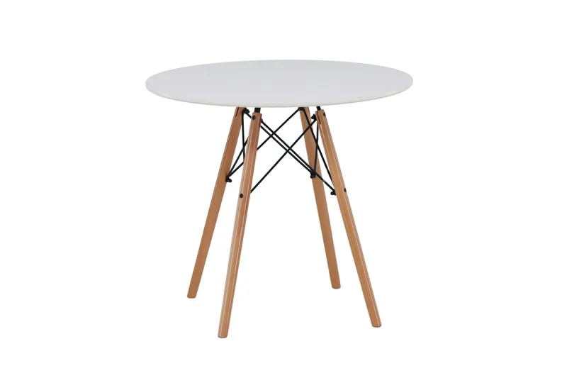 Danburi Spisebord 60 cm - Hvit - Møbler - Bord - Spisebord & kjøkkenbord