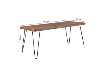 Darleena Spisebord 180 cm - Brun - Møbler - Bord - Spisebord & kjøkkenbord