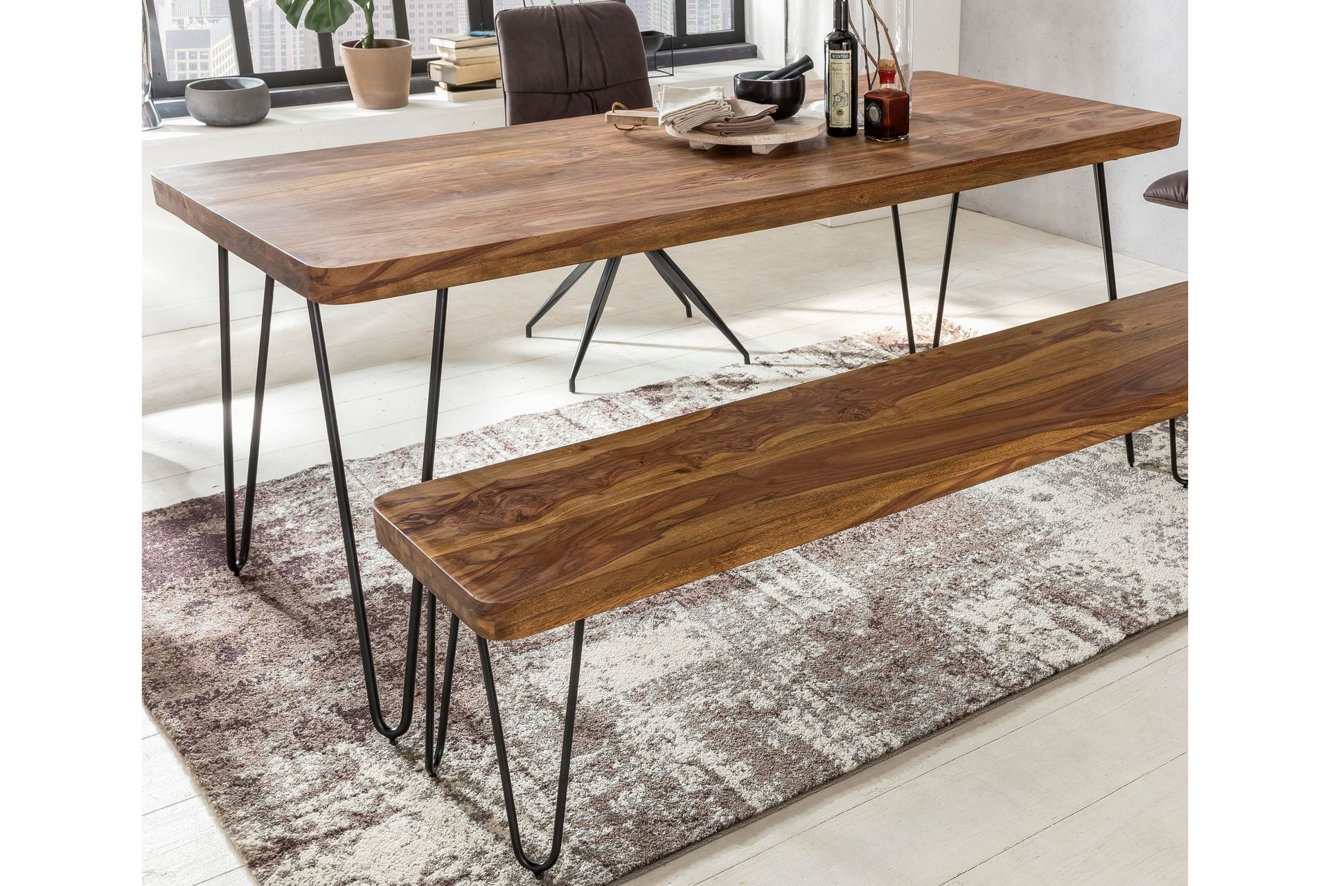 Darleena Spisebord 180 cm - Brun - Møbler - Bord - Spisebord & kjøkkenbord
