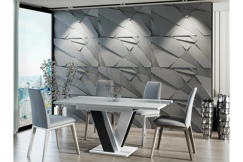 Denogal Matbord 80 cm White - Møbler - Bord - Spisebord & kjøkkenbord
