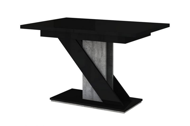 Denogal Spisebord 80 cm - Sort høyglans - Møbler - Bord - Spisebord & kjøkkenbord