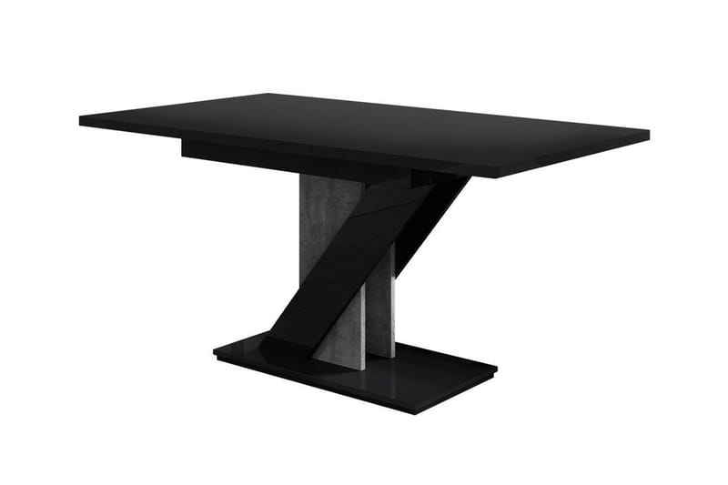 Denogal Spisebord 80 cm - Sort høyglans - Møbler - Bord - Spisebord & kjøkkenbord