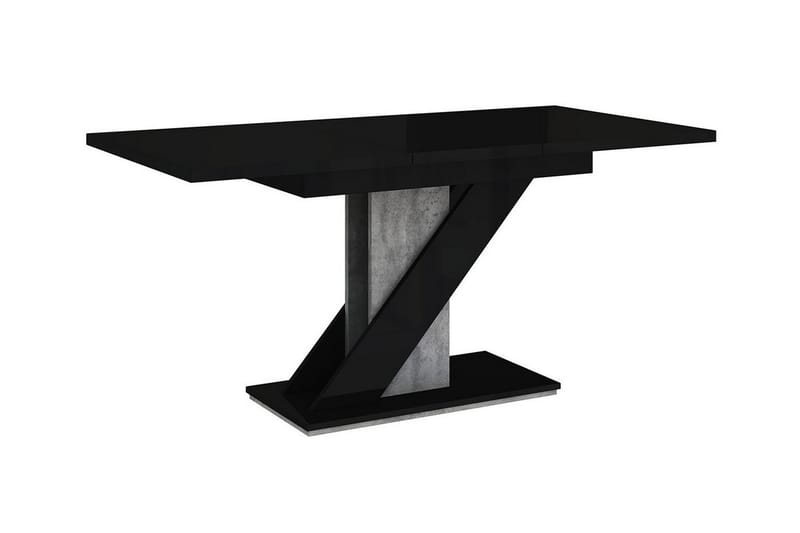 Denogal Spisebord 80 cm - Sort høyglans - Møbler - Bord - Spisebord & kjøkkenbord