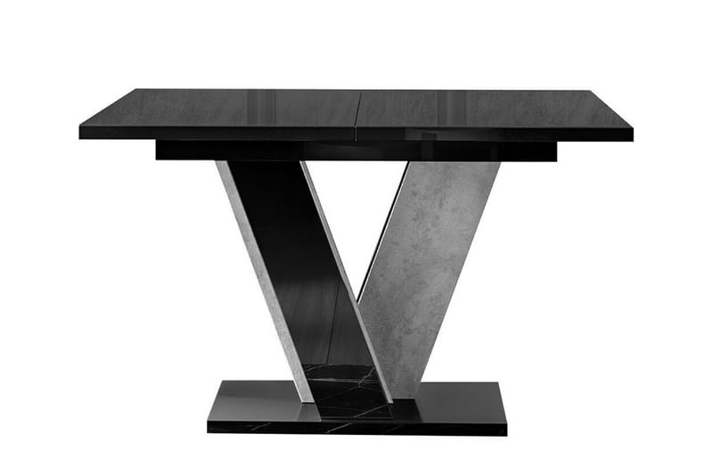 Denogal Spisebord 90 cm - Sort høyglans - Møbler - Bord - Spisebord & kjøkkenbord