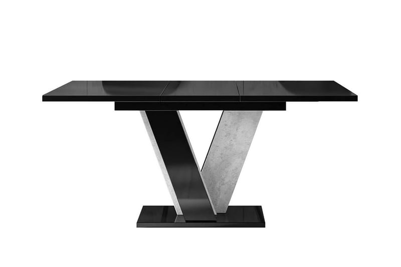 Denogal Spisebord 90 cm - Sort høyglans - Møbler - Bord - Spisebord & kjøkkenbord