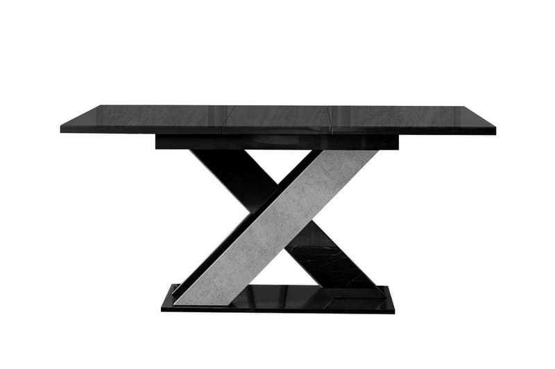Denogal Spisebord 90 cm - Sort høyglans - Møbler - Bord - Spisebord & kjøkkenbord