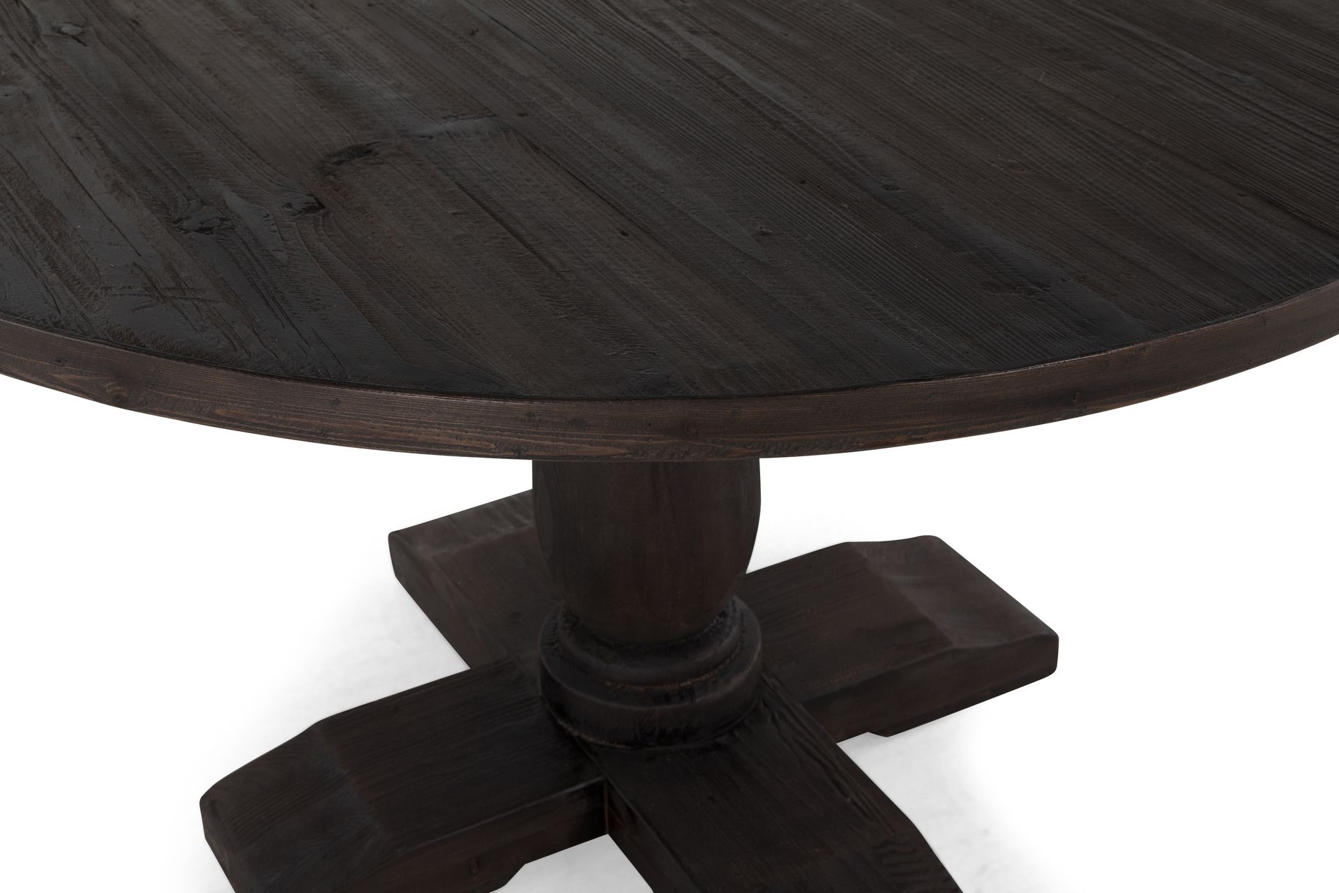Dijon Spisebord 130 cm Rundt - Brun - Møbler - Bord - Spisebord & kjøkkenbord