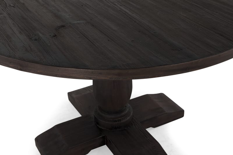 Dijon Spisebord 130 cm Rundt - Brun - Møbler - Bord - Spisebord & kjøkkenbord