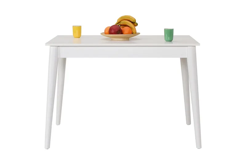 Dining Table Hvit - Hvit - Møbler - Bord - Spisebord & kjøkkenbord