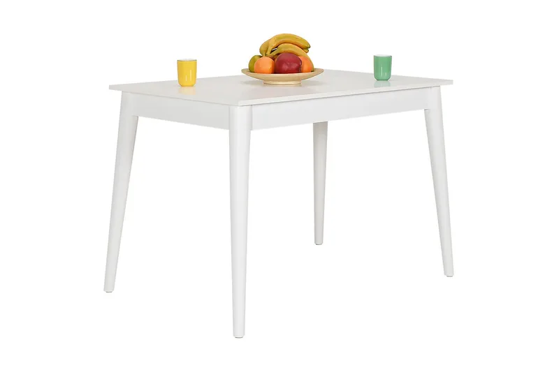 Dining Table Hvit - Hvit - Møbler - Bord - Spisebord & kjøkkenbord