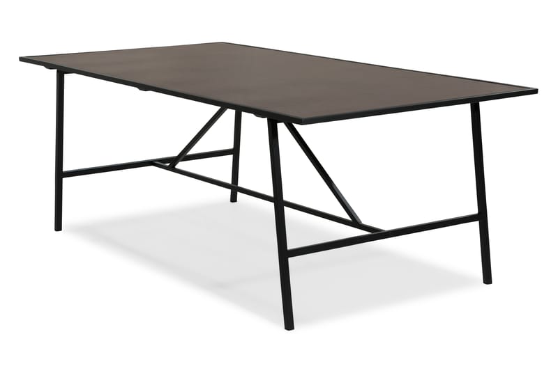 Dipali Spisebord 204 cm - Brun/Svart - Spisebord & kjøkkenbord