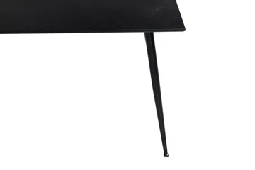 Dipp Rektangulært Spisebord 180 cm med Valnøtt- og Metalllook - Svart - Møbler - Bord - Spisebord & kjøkkenbord