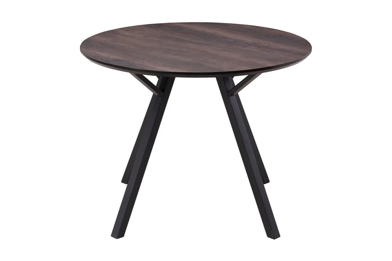 Eirys Spisebord 100 cm - Brun/Svart - Spisebord & kjøkkenbord