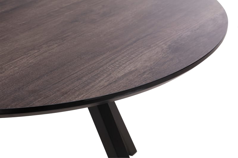 Eirys Spisebord 100 cm - Brun/Svart - Spisebord & kjøkkenbord
