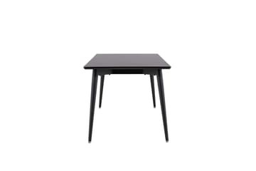 Ellis Stort Rektangulært Spisebord 230 cm med Metallutseende - Svart - Møbler - Bord - Spisebord & kjøkkenbord