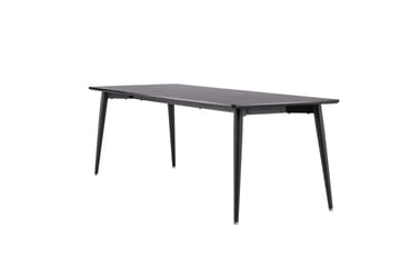 Ellis Stort Rektangulært Spisebord 230 cm med Metallutseende - Svart - Møbler - Bord - Spisebord & kjøkkenbord