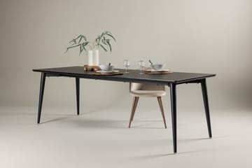 Ellis Stort Rektangulært Spisebord 230 cm med Metallutseende - Svart - Møbler - Bord - Spisebord & kjøkkenbord