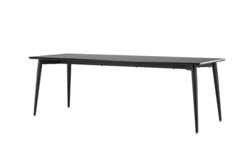 Ellis Stort Rektangulært Spisebord 230 cm med Metallutseende - Svart - Møbler - Bord - Spisebord & kjøkkenbord