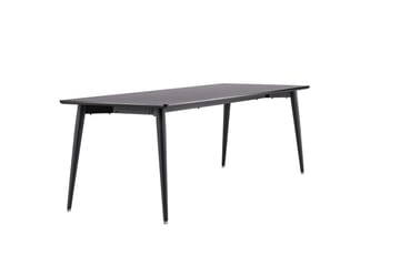 Ellis Stort Rektangulært Spisebord 230 cm med Metallutseende - Svart - Møbler - Bord - Spisebord & kjøkkenbord