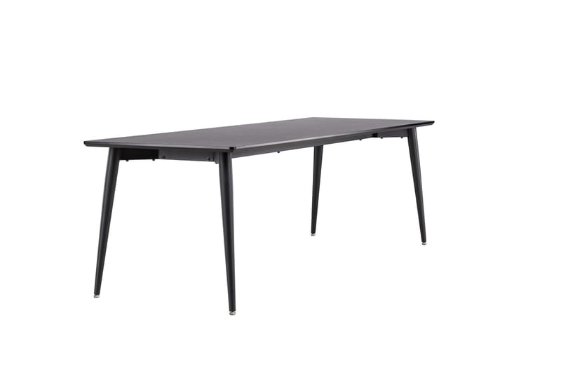 Ellis Stort Rektangulært Spisebord 230 cm med Metallutseende - Svart - Møbler - Bord - Spisebord & kjøkkenbord