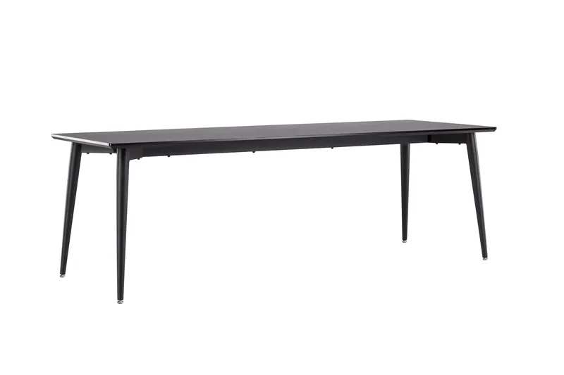 Ellis Stort Rektangulært Spisebord 230 cm med Metallutseende - Svart - Møbler - Bord - Spisebord & kjøkkenbord
