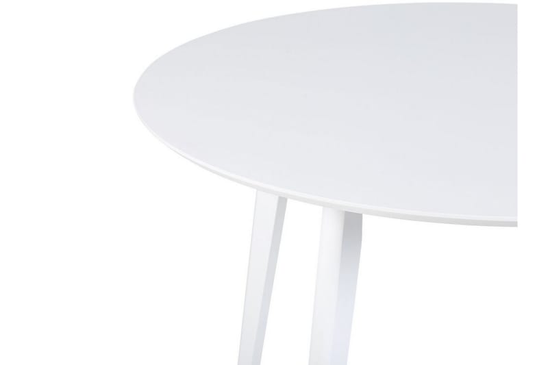 Emeroo Spisebord 100 cm - Hvit - Møbler - Bord - Spisebord & kjøkkenbord