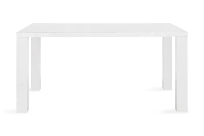 Ensio Rektangulært Spisebord 160 cm i Tre, Hvit