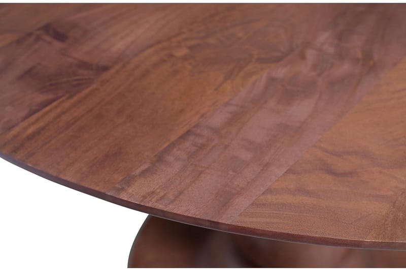 Escalarre Spisebord 120 cm Rundt - Mangotre/Lysebrun - Møbler - Bord - Spisebord & kjøkkenbord