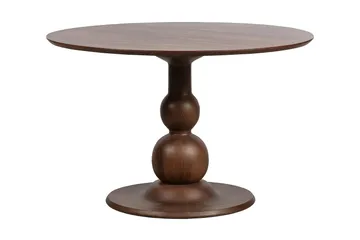 Escalarre Spisebord 120 cm Rundt - Mangotre/Lysebrun - Møbler - Bord - Spisebord & kjøkkenbord