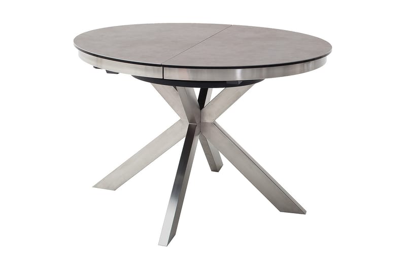 Estapilla Forlengningsbart Spisebord 120 cm Rund - Antrasitt - Møbler - Bord - Spisebord & kjøkkenbord