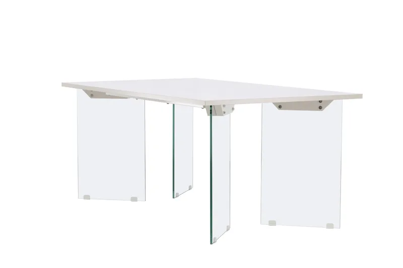 Ester Rektangulært Spisebord 180 cm med Betonglook - Lysegrå - Møbler - Bord - Spisebord & kjøkkenbord
